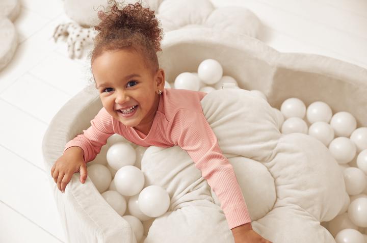 Produktbild Kidkii Bällebad Blume beige (200 Bälle )