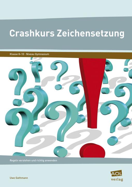 Produktbild Crashkurs Zeichensetzung (Deutsch, 2015)