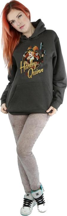 Immagine prodotto Universal Textiles Felpa con Cappuccio Harley Quinn Distintivo Donna (L)