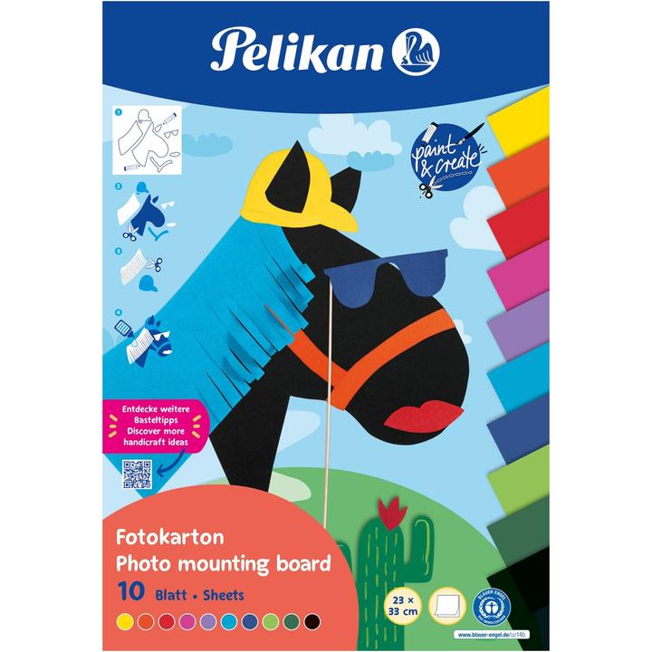 Image du produit Pelikan Bloc de carton photo FOKA, 10 feuilles, 23X33cm, f.s. (270 g/m², 10 x)