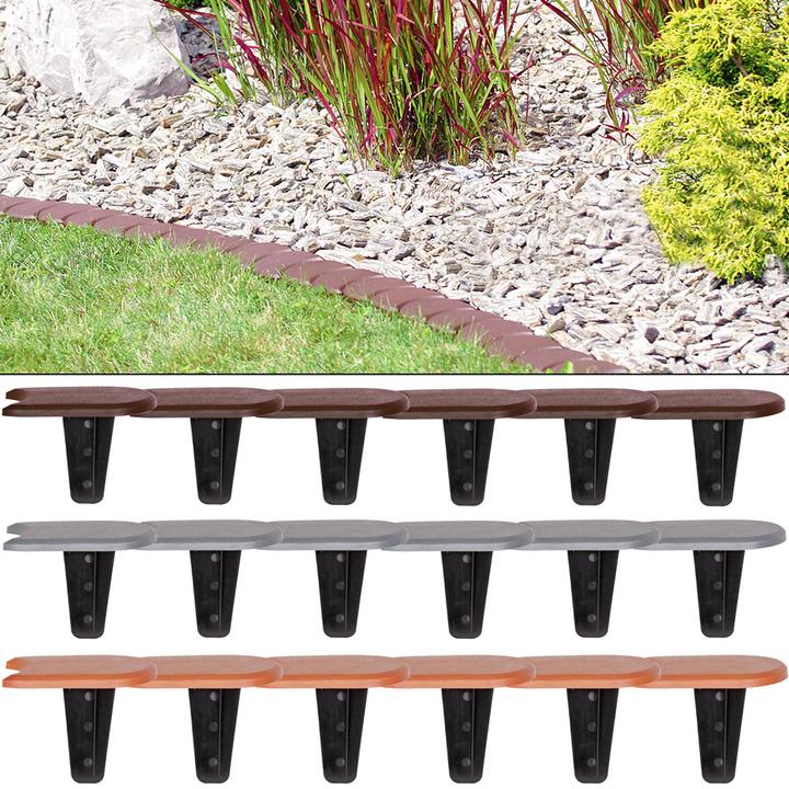 Produktbild Deuba Edge Garden Pallisade Flache Würfel 3,8m Terrakota (380 cm)