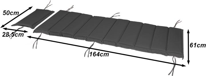 Immagine prodotto Detex Lettino a dondolo (183 x 56 x 7 cm)