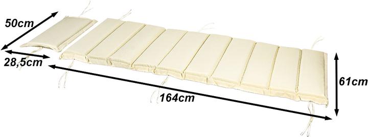 Immagine prodotto Detex Lettino a dondolo (183 x 56 x 7 cm)