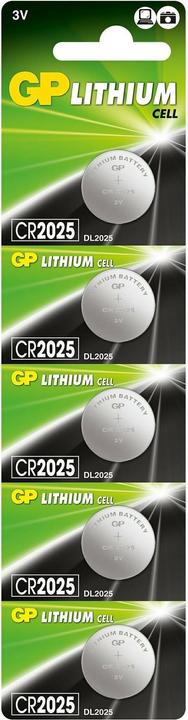 Immagine prodotto GP Batteries Cella al litio (5 pz., CR2025, 160 mAh)