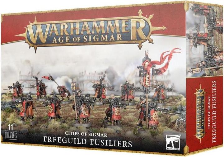 Produktbild Games Workshop Warhammer AoS - Cities of Sigmar Fusiliers de la Freeguild (Kunststoff)