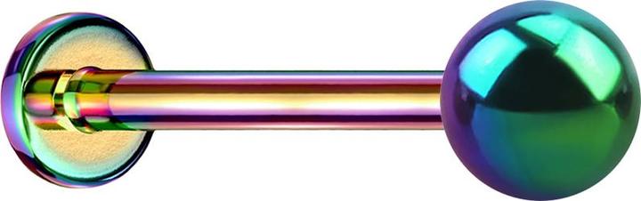 Produktbild Star Piercing Micro Labret farbig mit Kugel (ohne Messing, Chirurgenstahl 316L)
