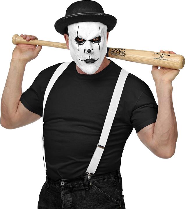Image du produit Widmann Demi-masque Arlequin avec chapeau melon