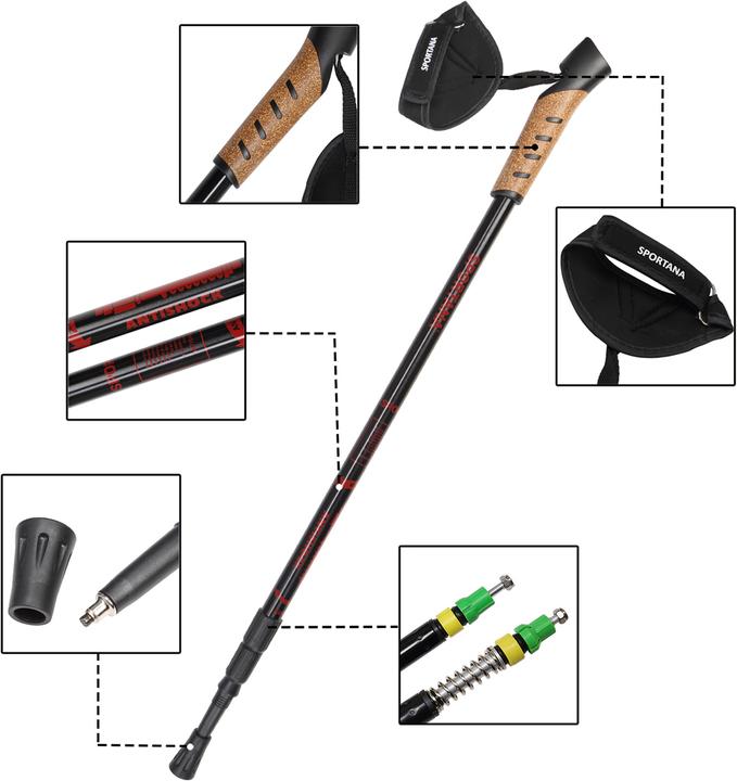 Produktbild Deuba Wanderstöcke (68 - 135 cm)