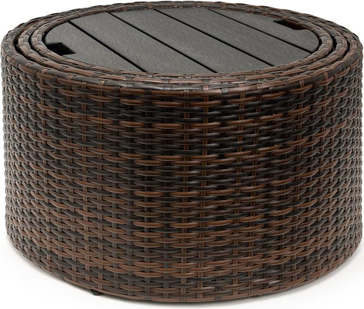 Image du produit Casaria Salon de jardin en poly rotin