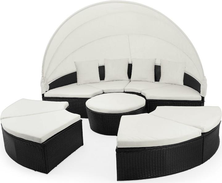 Casaria Sun island couch in poly rattan
