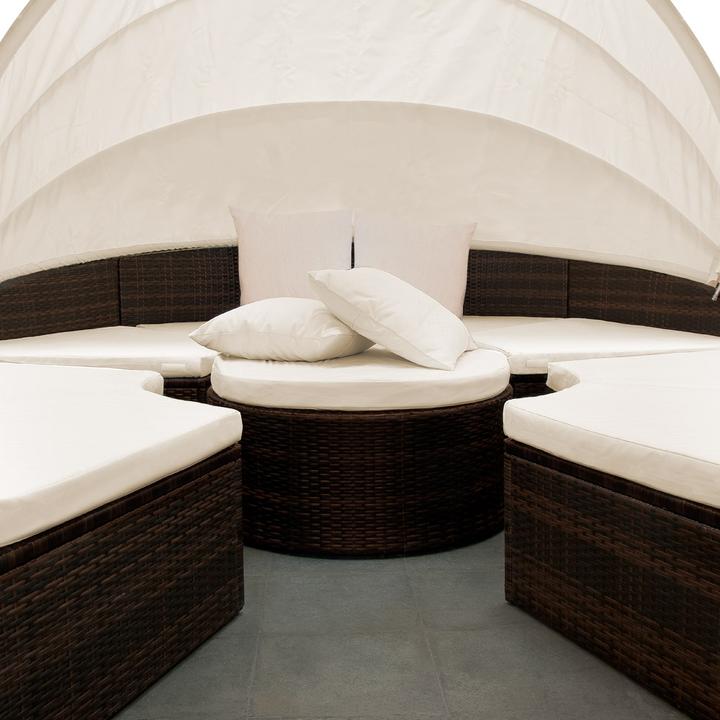 Produktbild Casaria Poly Rattan Sonneninsel (230 cm)
