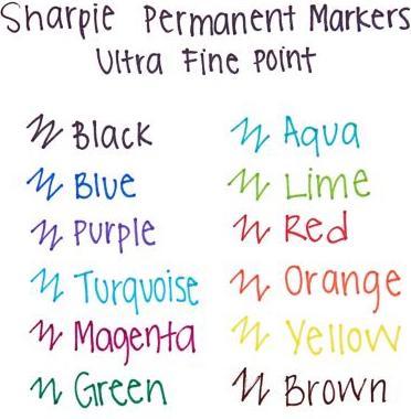 Immagine prodotto Sharpie Pennarello permanente Set "Pesce (Multicolore, 28 x)