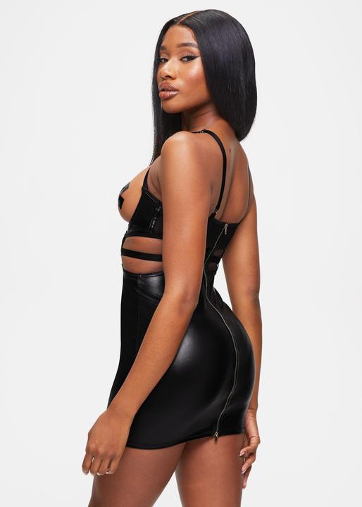 Produktbild Ann Summers Wetlook dress 'The Minx' - black (XL)