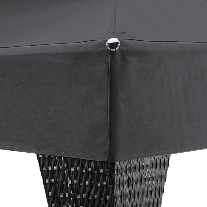 Image du produit Deuba Kiosque en poly rotin (300 cm, 300 cm)
