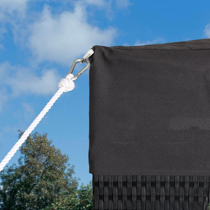 Image du produit Deuba Kiosque en poly rotin (300 cm, 300 cm)