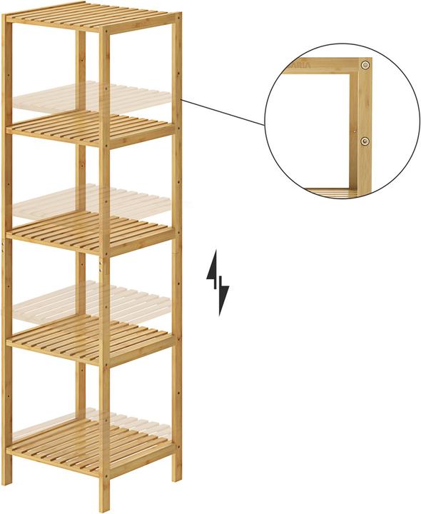 Image du produit Casaria Étagère (140 x 33 x 33 cm)