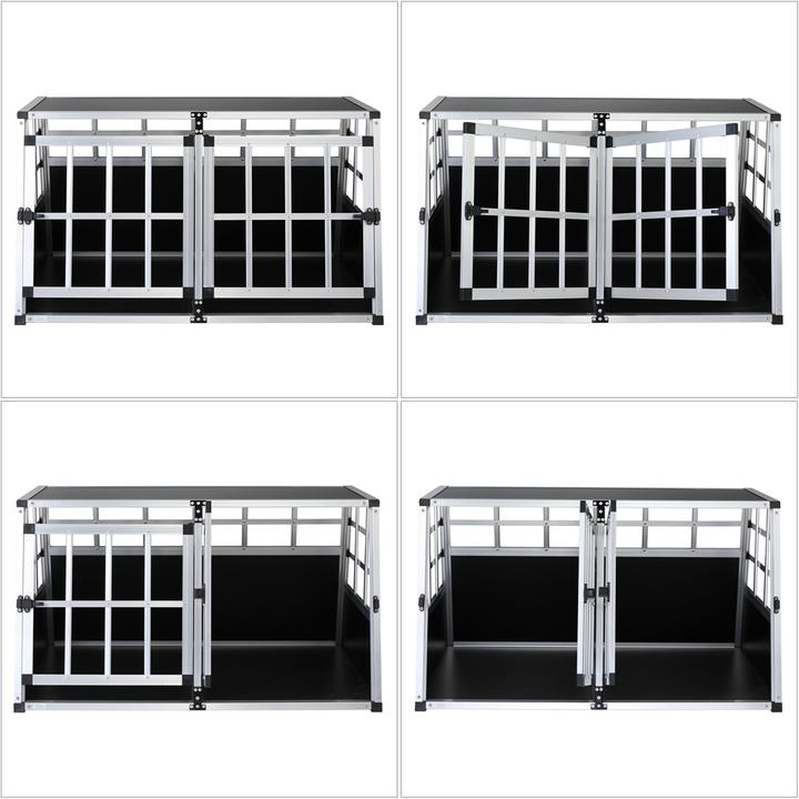 Actual product image Cadoca Double Dog Transport Box (Dog, Lockable)