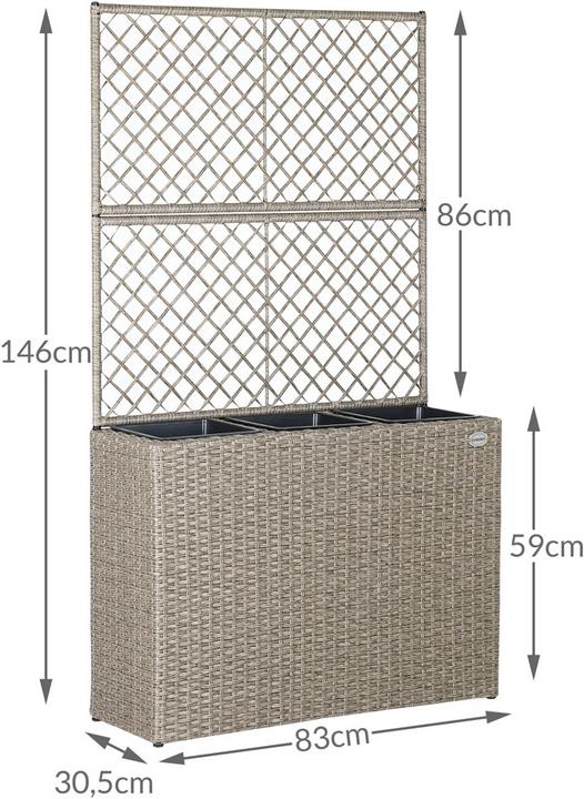Image du produit Casaria Jardinière (64 cm)