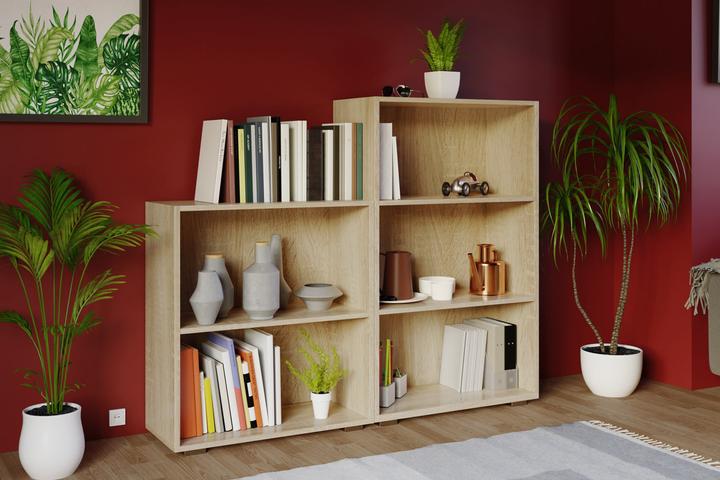 Produktbild Casaria Bücherregal (115 x 120 x 28 cm)