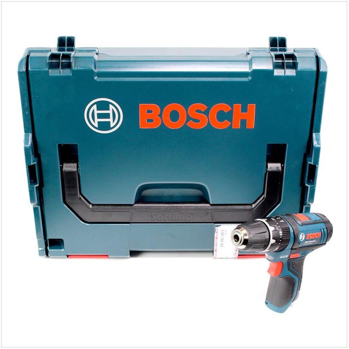 Actual product image Bosch Professional Bosch GSB 10,8-2-LI Battery Impact Drill Solo ( 06019B690E ) + L-Boxx - without battery, without (Rechargeable battery operated)