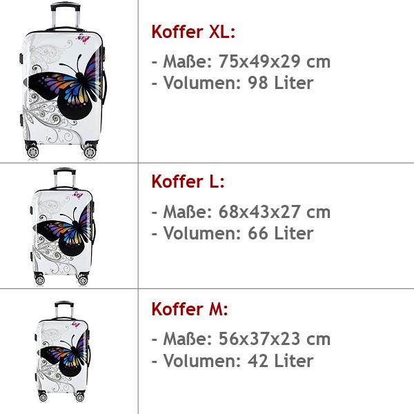 Produktbild Deuba Trolley (98 l, M (50 - 90l), L (90 - 115l), XL (ab 115l))