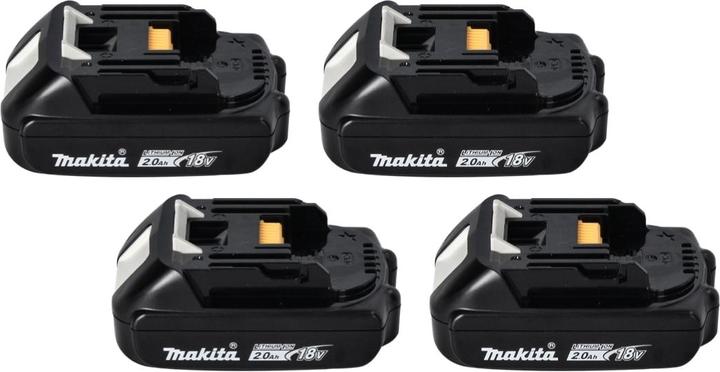 Produktbild Makita Power Source Kit 18 V mit 4x BL 1820 B 2,0 Ah Akku ( 4x 197254-9 ) + DC 18 RD Doppel (18 V)