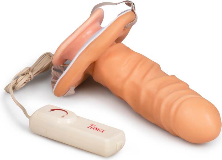 Produktbild Seven Creations Strap-on Vibrerende Holle Penisverlenger