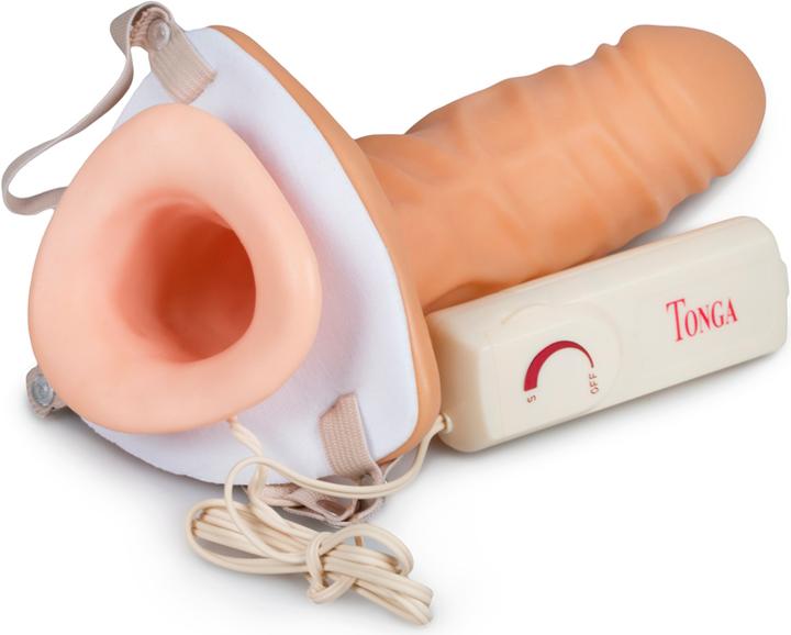Produktbild Seven Creations Strap-on Vibrerende Holle Penisverlenger