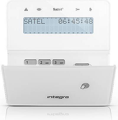 Actual product image Satel Wireless Keyboard Rfid Int-Kwrl2-W Abax