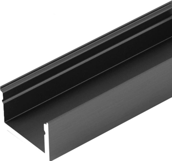 Actual product image Halemeier LED recessed/mounted profiles ChannelLine D2 with light screen