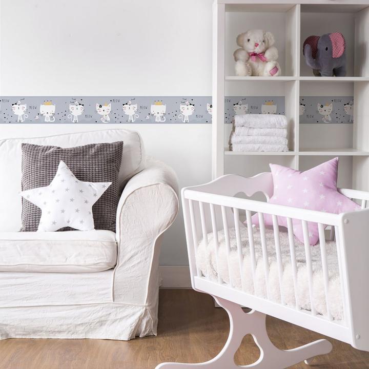 Image du produit A.S. Création Lovely Kids Chambre d'enfant Meow Cats avec des chats mignons (15 x 500 cm)