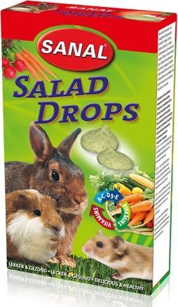 Actual product image Sanal Knaagdier 3-Pack Drops Yogurt / Salad / Wild Berry (0.18 kg)