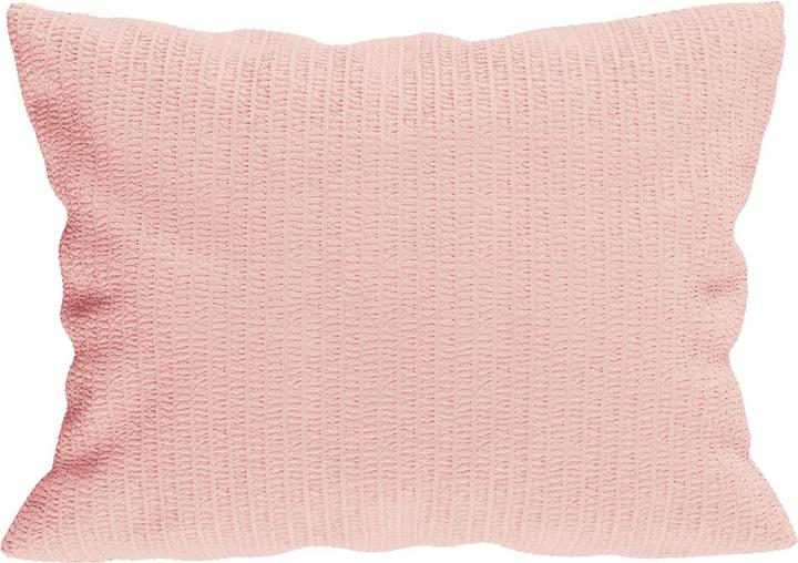 Image du produit Lotus Bettwaren Parure de lit en satin seersucker uni (Taie d'oreiller, 50 x 70 cm)