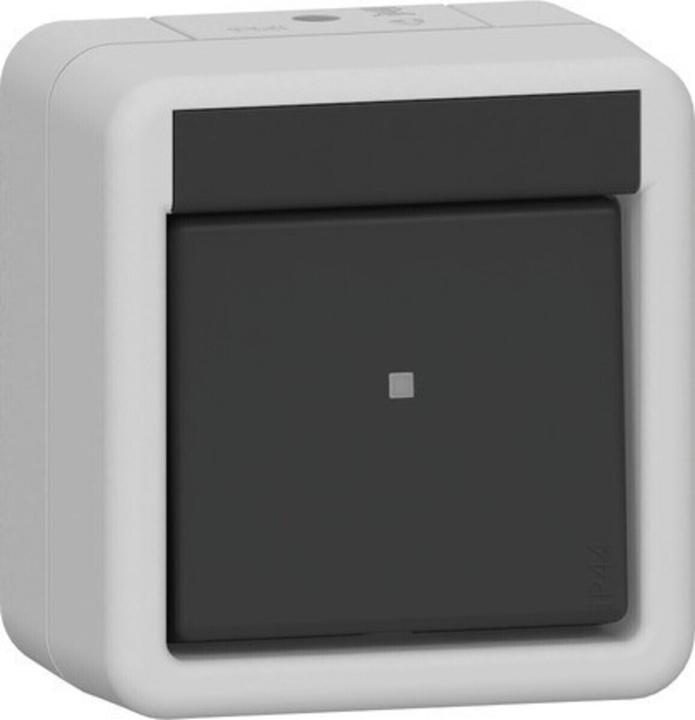 Actual product image Gira Rocker switch AusWe WG AP 310630 Grey