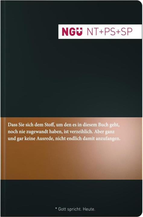 Produktbild Neue Genfer Übersetzung (NGÜ) - Neues Testament mit Psalmen und Sprüchen (Deutsch, 2016)