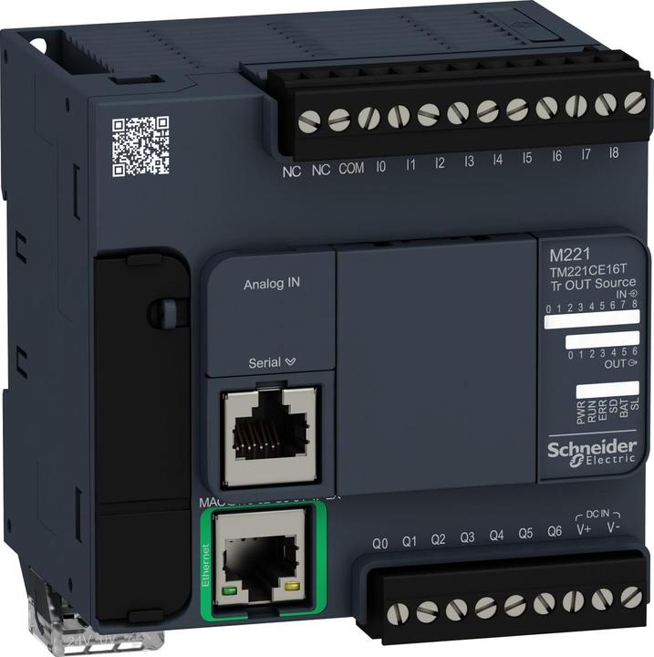 Actual product image Schneider Electric CONTROLLER M221-16IO TR.PNP ETHERNET COM