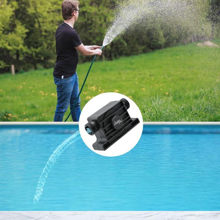 Produktbild Casativo 2er-Set Bohrmaschinenpumpe zum Aus- und Umpumpen von Wasser, bis zu 1200 L/h (Bohrmaschinenpumpe)