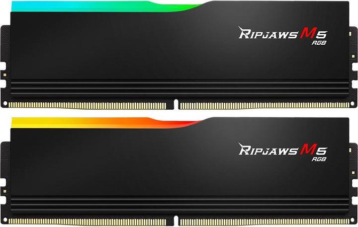 Produktbild G.Skill DIMM 64 GB DDR5-6000 (2x 32 GB) Dual-Kit (schwarz, F5-6000J2836G32GX2-RM5RK, Ripjaws M5, INTEL XMP (2 x 32GB, DDR5-RAM, DIMM)