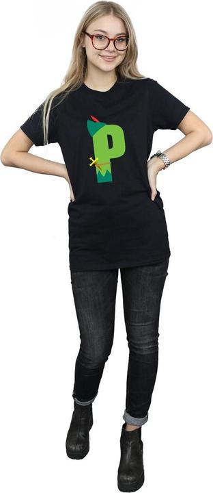 Immagine prodotto Disney Alphabet P Is For Peter Pan Maglietta Ampia Donna (L)