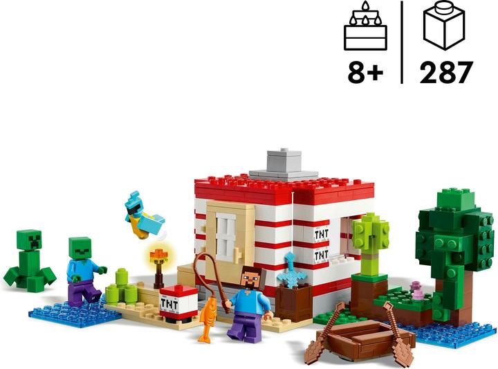 Productafbeelding LEGO Das TNT-Dschungelhaus (21275, LEGO Minecraft)