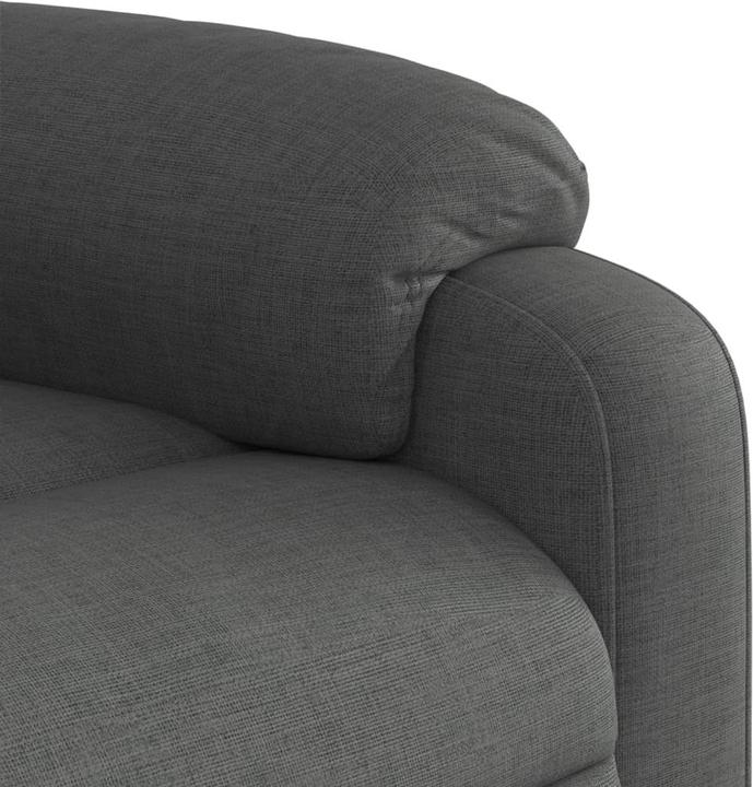 Actual product image VidaXL Massage chair dark grey fabric,Colour: Dark grey,Material