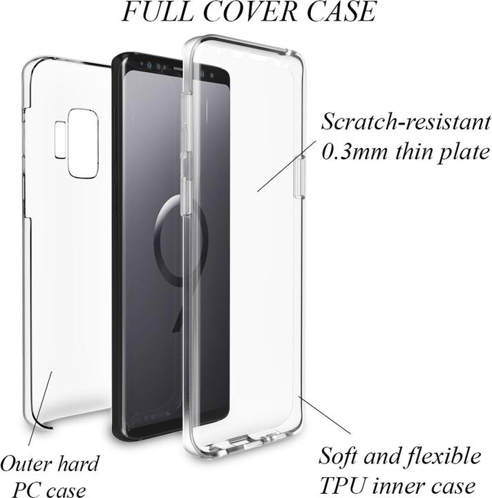 Image du produit Nalia Étui pour téléphone portable 360 degrés (Samsung Galaxy S9)
