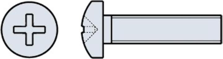 Actual product image Werkstarck Metal screws Pan-Head DIN 7985 (100 Screws per piece)