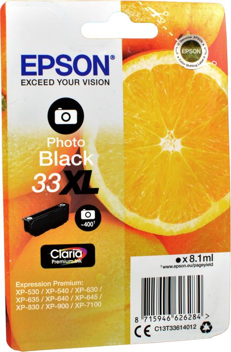Epson 33XL Claria Premium (PBK)