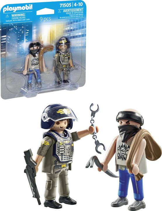 Actual product image Playmobil DuoPack SWAT & Bandit (71505, Playmobil City Action)