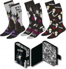Produktbild Cerda DISNEY VILLAINS - Pack de 3 Paires de Chaussettes (Taille 36-43) (3er Pack, 36 - 43)