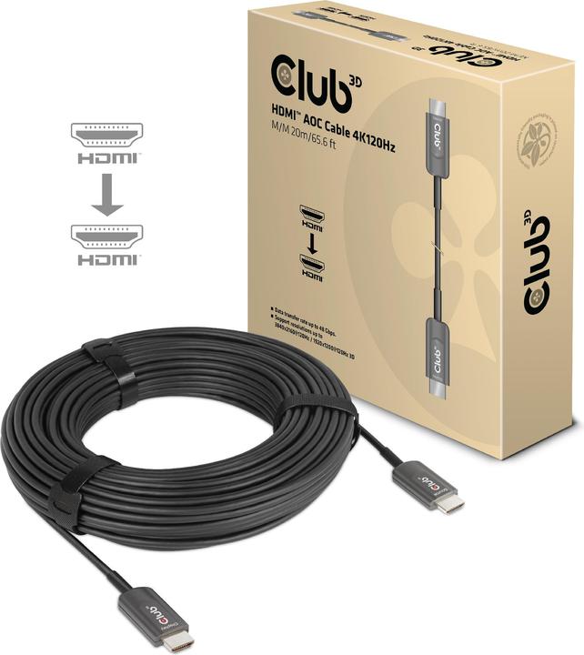 Image du produit Club 3D HDMI (Typ A) — HDMI (Typ A) (20 m, HDMI)
