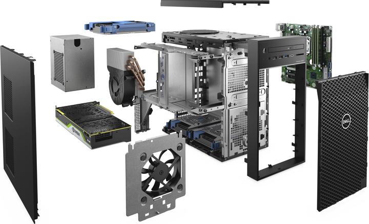 Actual product image Dell Precision 3640 Tower (Intel Core i9-10900K, 16 GB, 512 GB)