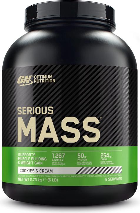 Produktbild Optimum Nutrition Serious Mass (Cookies and Cream, 1 Stk., 2722 g)