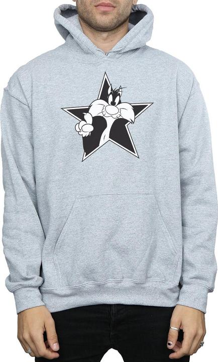 Image du produit Looney Tunes - Sweat à capuche SYLVESTER MONO STAR - Homme (XL)